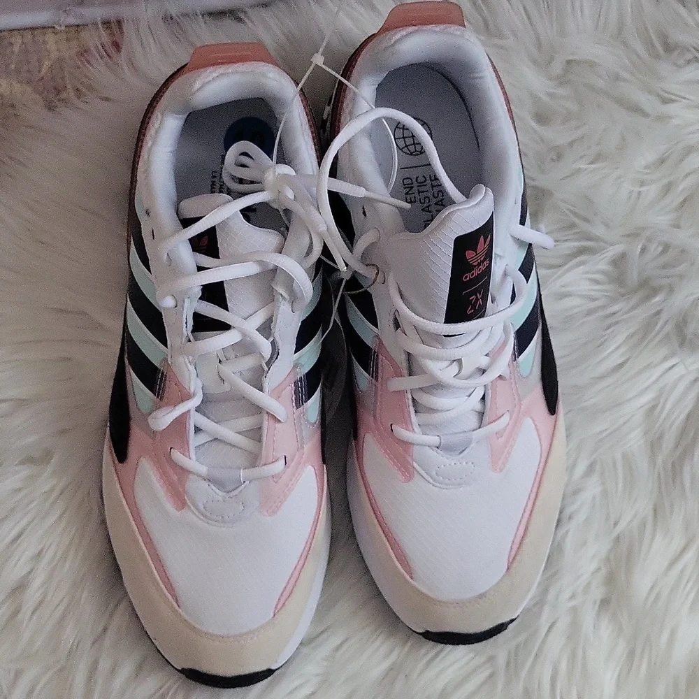 adidas Zx 1K Boost 2.0 Mens Shoes Size 10 White/Multi-Colored